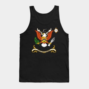 Regimental Colors - 4th Squadron,  7th Cavalry Regiment  - SEVENTH FIRST X 300 Tank Top